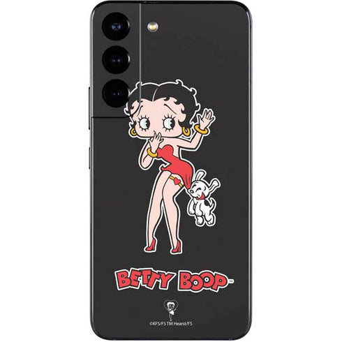 Betty Boop With Puppy Galaxy S22 Skin